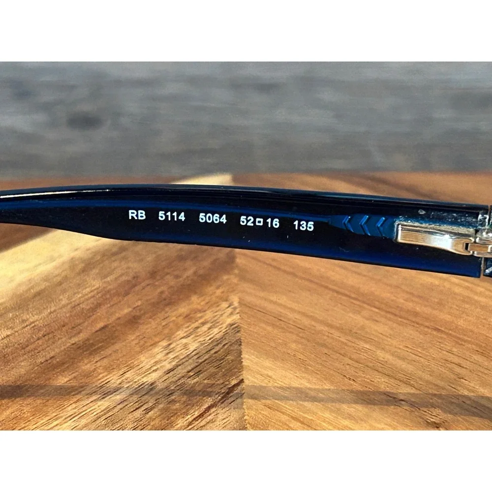 Ray-Ban RB5114 5064 Eyeglasses Frames 52-16-135 Tortoise Blue w/ Case Cloth